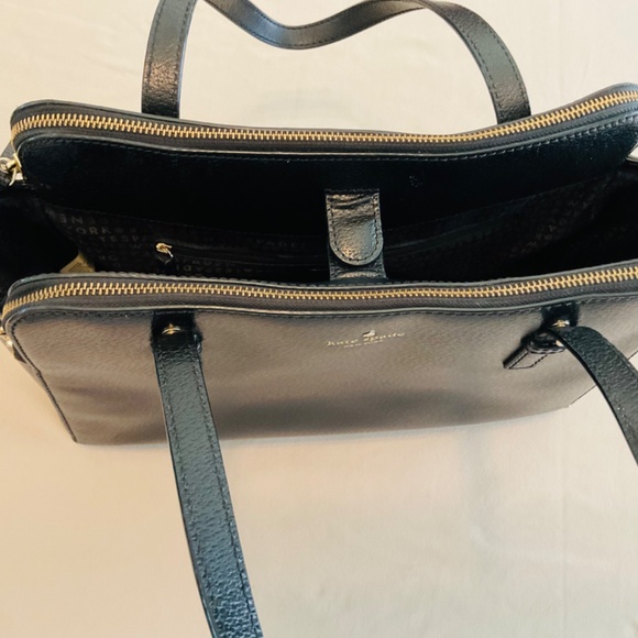 Kate Spade Black Leather Tote - Picture 3 of 16